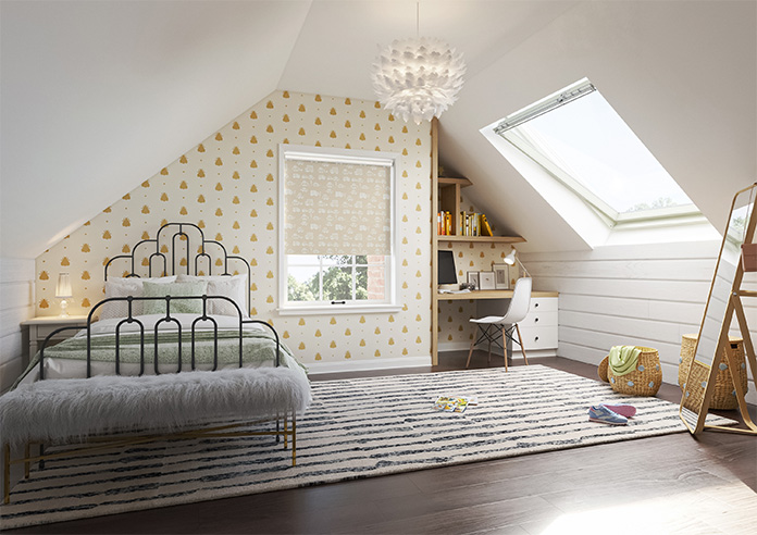 Cars and Lorries, Ivory Cream - Twist&Fit Roller Blind - Image 7